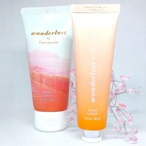 Francescas 2 Pc Lotion Set Wanderlust NWT